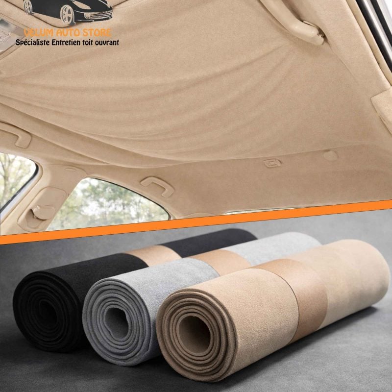 Tissu ciel de toit voiture Beige OEM – Premium Dense